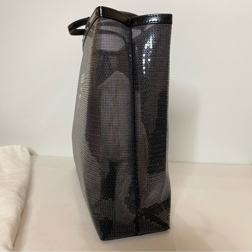 Prada Sequinned Logo Print Mesh Tote Bag NWT - Picture 10 of 14